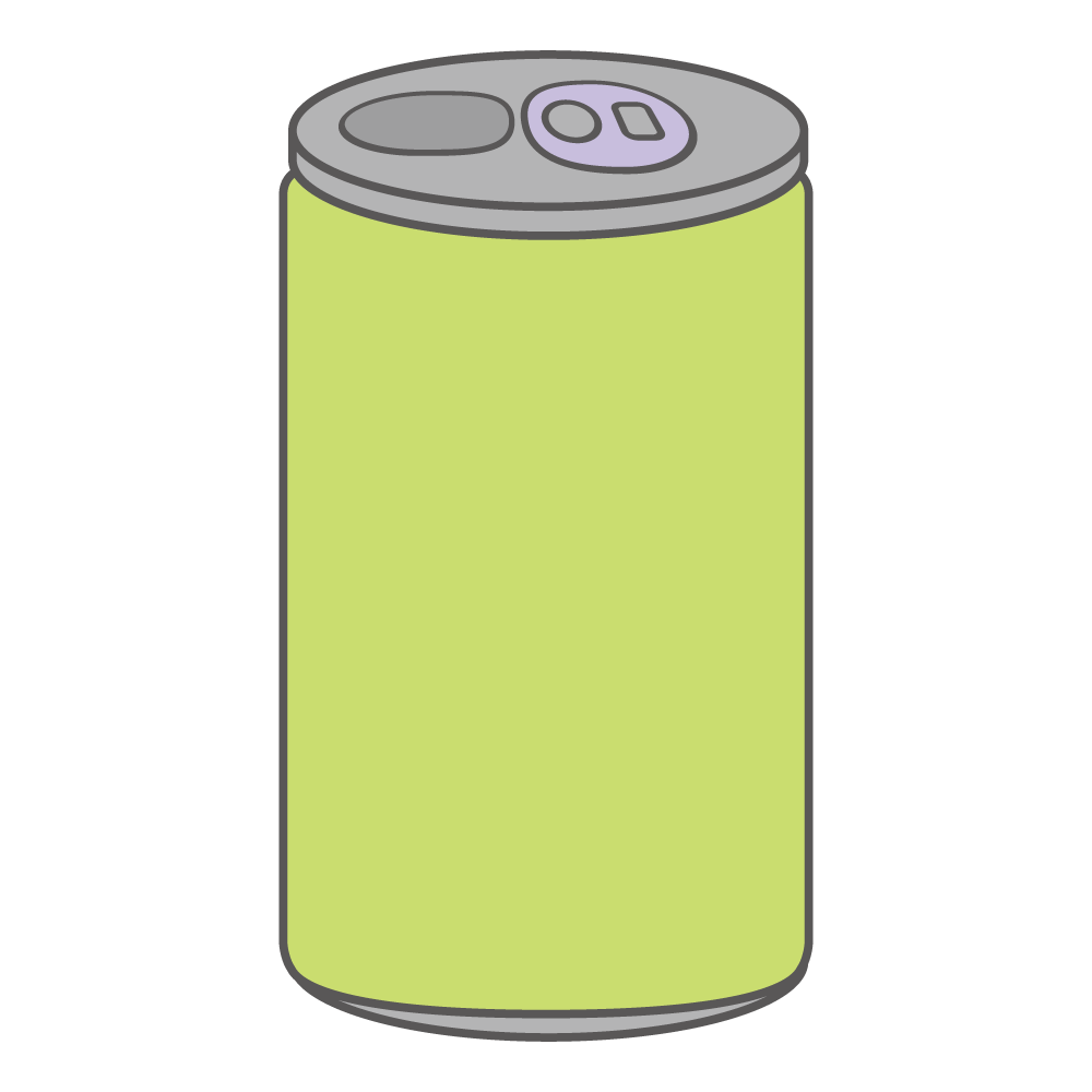 空き缶のリサイクルマークのイラスト 無料のイラストなら いらすと ごー