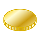 ゴールドコインのイラスト