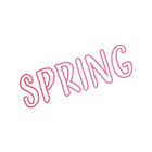 お店のPOP素材「Spring」のイラスト