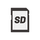 SDカードアイコンのイラスト