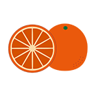 ブラッドオレンジのイラスト