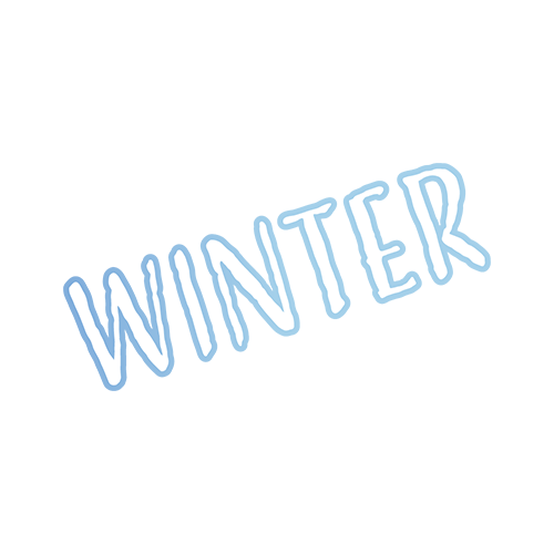 お店のPOP素材「winter」のイラスト