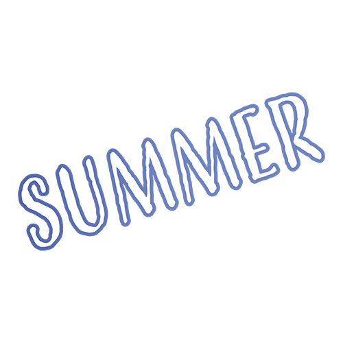 お店のPOP素材「summer」のイラスト