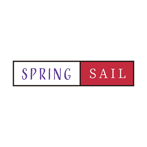 お店のPOP素材「Springセール」のイラスト