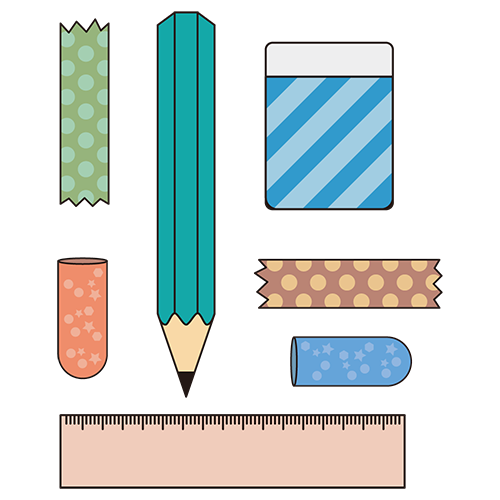 文房具のイラスト