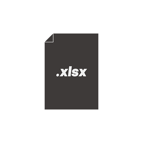 xlsxアイコンのイラスト