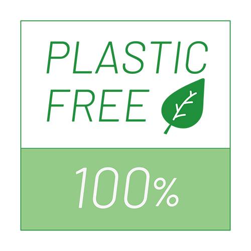 プラスチックフリーのマークのイラスト