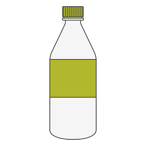 空のペットボトルのイラスト