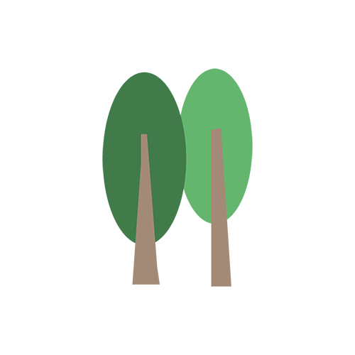シンプルな木のイラスト