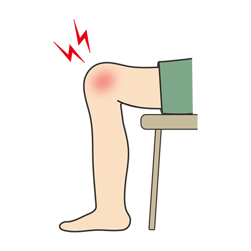 膝が痛むのイラスト