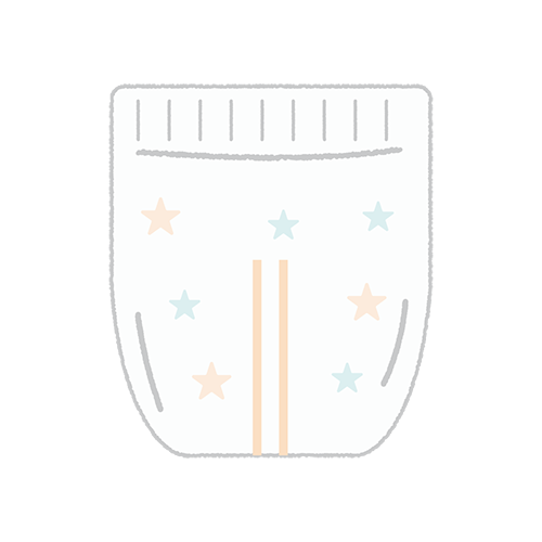 紙おむつのイラスト