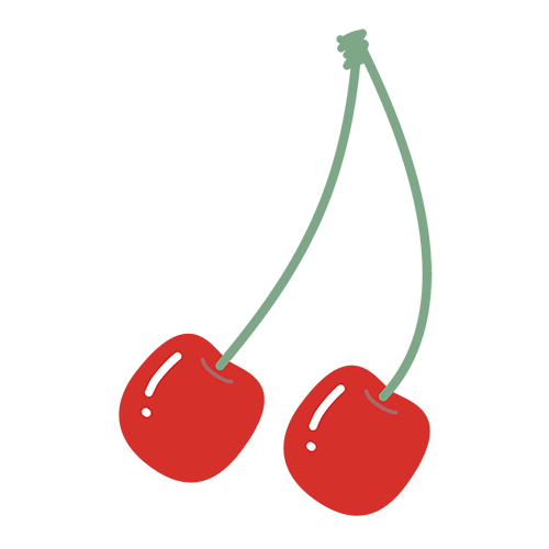 サクランボのイラスト
