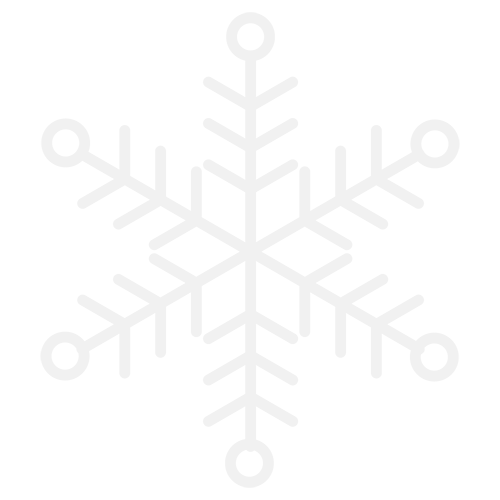 クリスマスツリー装飾雪のイラスト