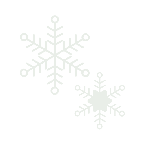クリスマスツリー装飾雪２のイラスト