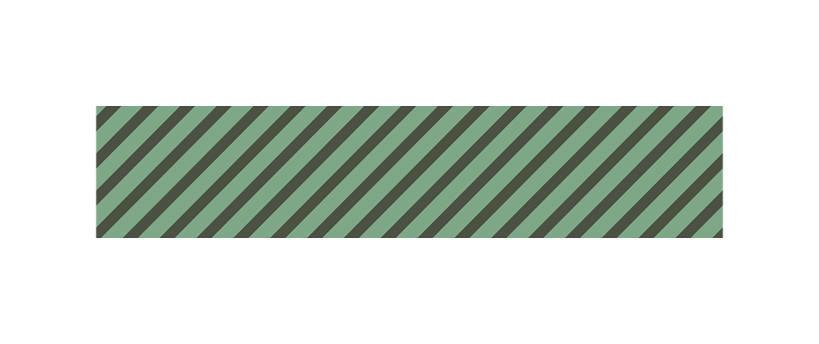 クリスマス飾りマスキングテープ（緑）のイラスト