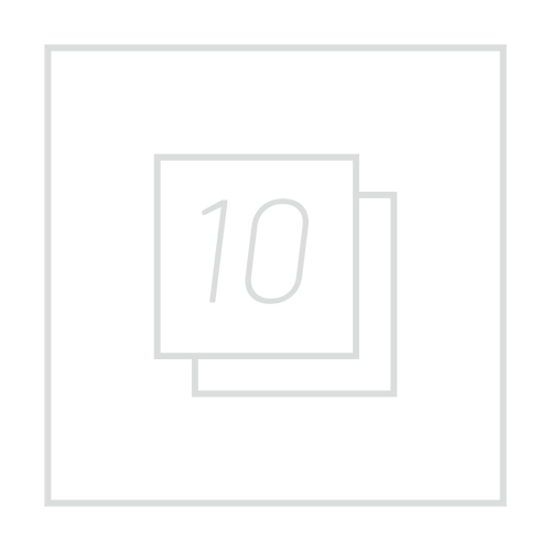 番号アイコン１０のイラスト