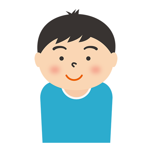 若い男性のイラスト