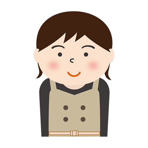 女性（大学生）のイラスト