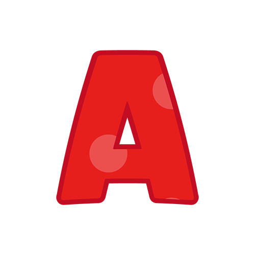 アルファベットマークAのイラスト