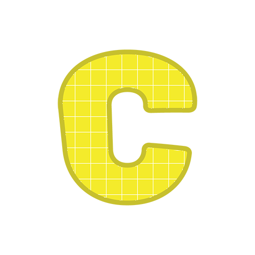 アルファベットマークCのイラスト