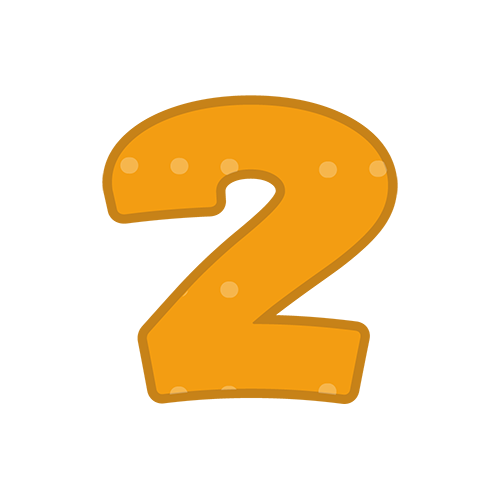 数字マーク２のイラスト