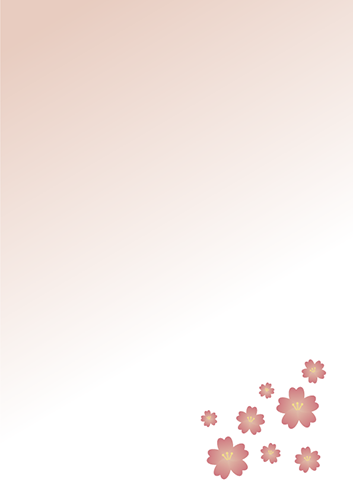 春の手紙背景５のイラスト