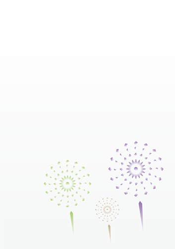 夏の手紙背景２のイラスト