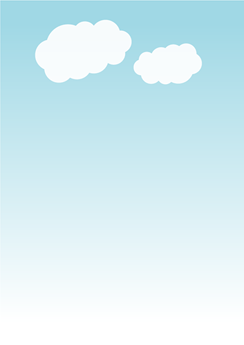 夏の手紙背景３のイラスト