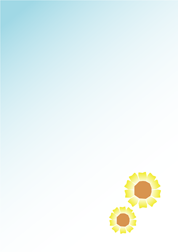 夏の手紙背景４のイラスト