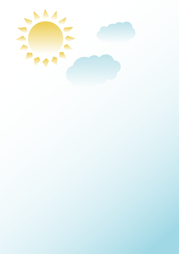 夏の手紙背景８のイラスト