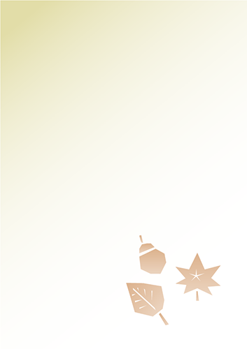 秋の手紙背景４のイラスト