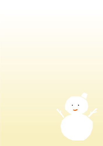 冬の手紙背景２のイラスト