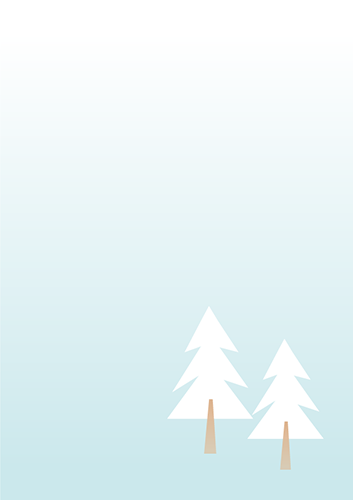 冬の手紙背景５のイラスト