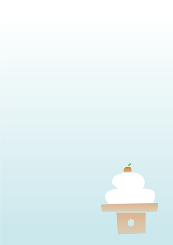 冬の手紙背景６のイラスト