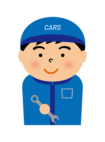 整備士の男性のイラスト