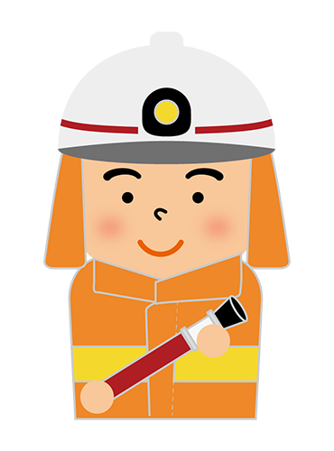 消防士のイラスト
