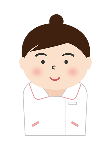 白衣を着た女性薬剤師のイラスト