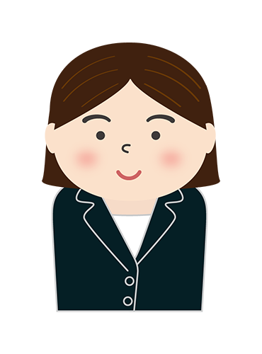 スーツ姿の女性のイラスト