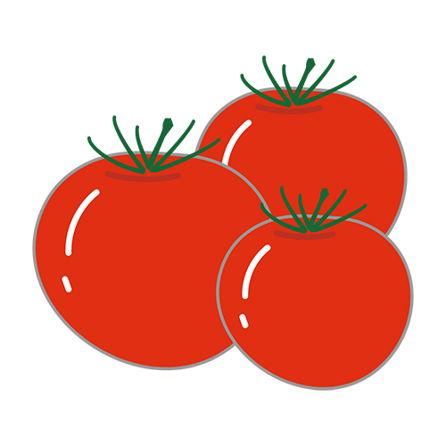 ミニトマトのイラスト