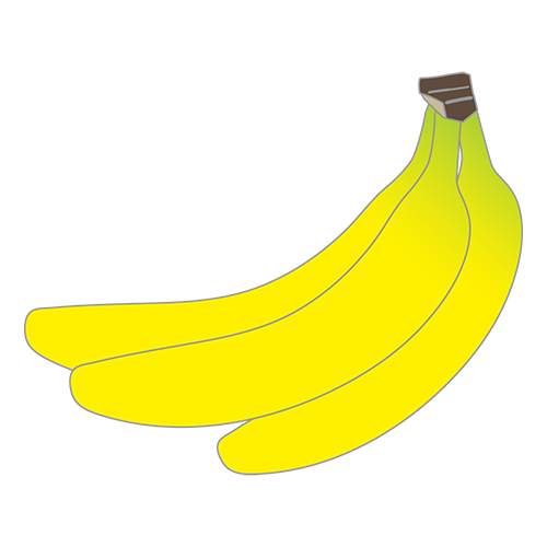 バナナのイラスト
