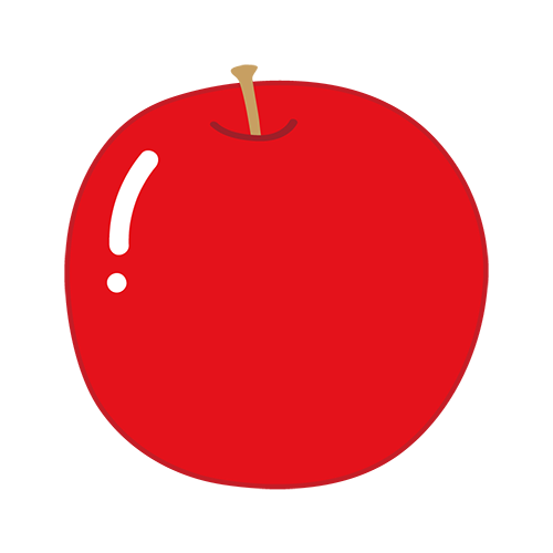 リンゴのイラスト