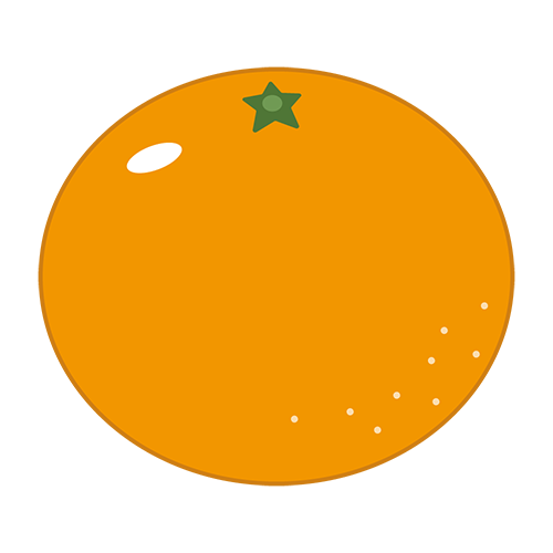 ミカンのイラスト