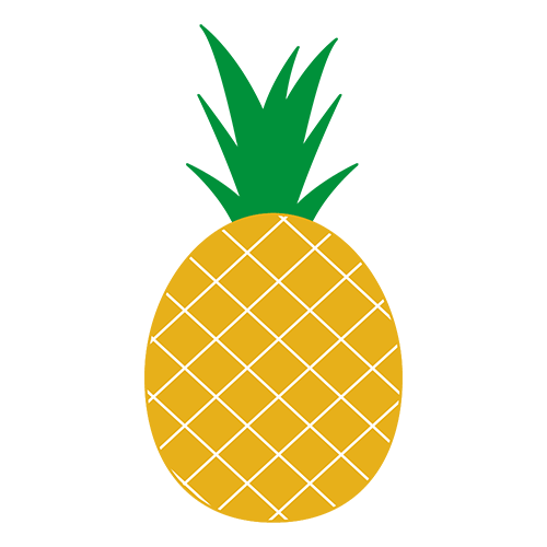 パイナップルのイラスト