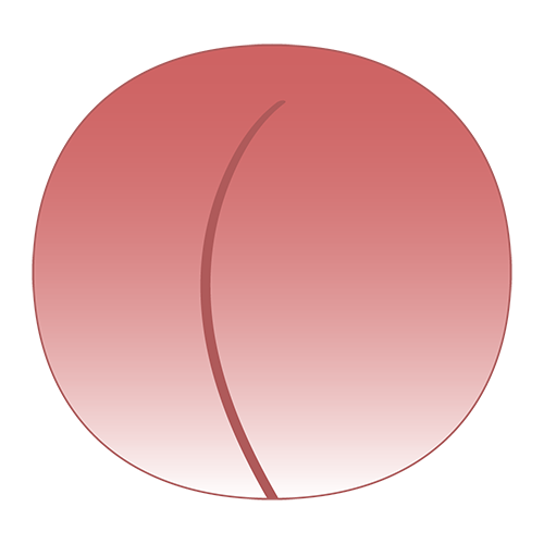 桃のイラスト