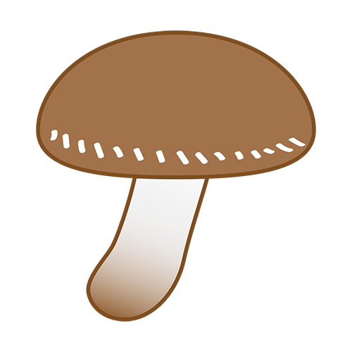 しいたけのイラスト
