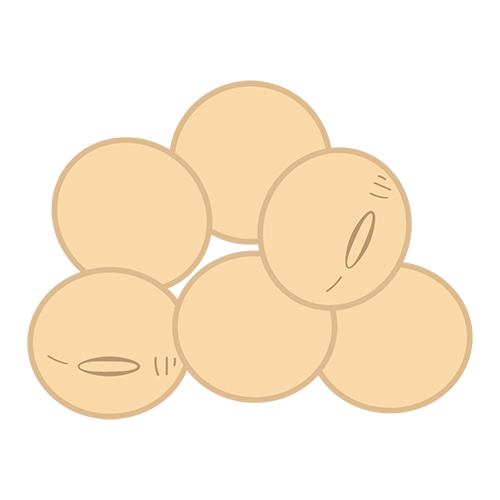 大豆のイラスト