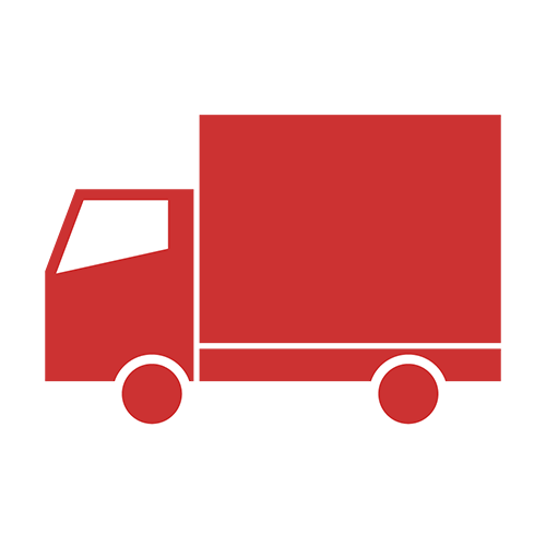 送料無料のイラスト・赤色・無地