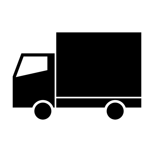送料無料のイラスト・黒色・無地