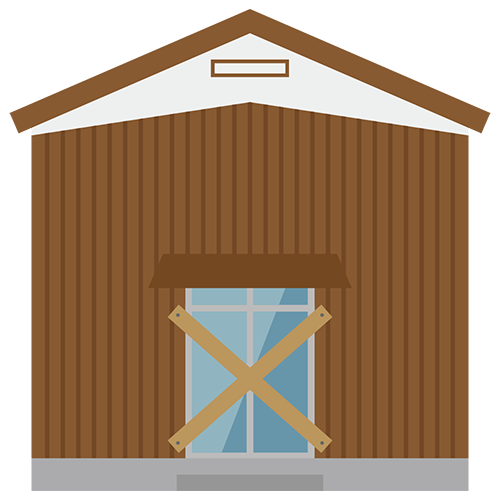 空き家のイラスト