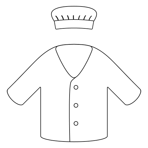 音読のイラスト（線イラスト）
